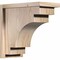 Ekena Millwork Mediterranean Smooth Corbel w/Backplate, Douglas Fir, 7 1/2"W x 14"D x 14"H COR08X14X14MED01SDF - alternate 1